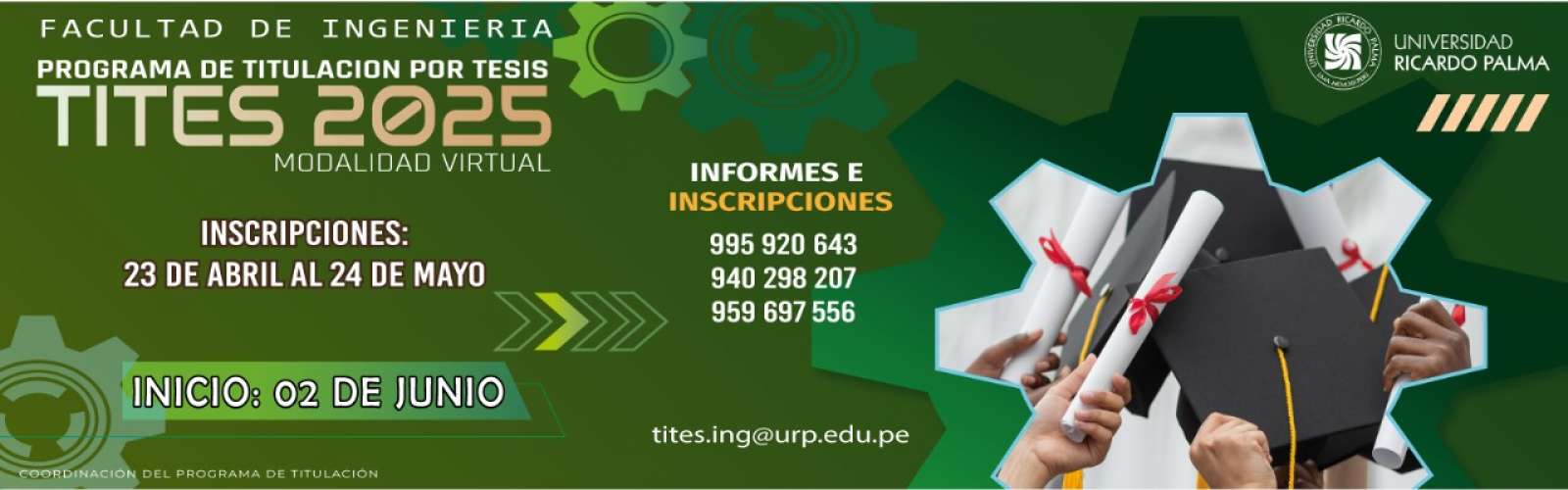Comprobante de pago por S/ 6,000.00 soles, por concepto de Matricula en el Programa.