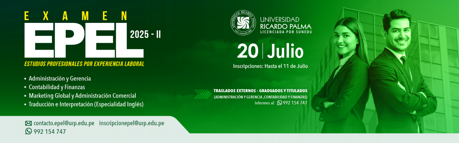 PROGRAMA DE ADMISION EPEL 2025-II