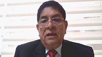 Dr. Felix Romero Revilla, Vicerrector Academico de la Universidad Ricardo Palma, felicito a la Facultad de Ingenieria por el convenio con el Patronato del Rimac y manifesto que se continuen con nuevos proyectos en las Facultades.