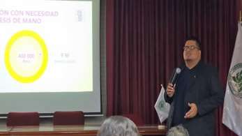 Ing. Ricardo Rodriguez, tuvo a su cargo la conferencia: “Tecnologias inclusivas: impresion 3D al Servicio de la Sociedad”, evento realizado en el Auditorio Ollantaytambo, evento realizado en el I Simposio Internacional - Impresion 3D en Salud y Bioimpresion.