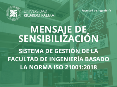 Mensaje de sensibilización