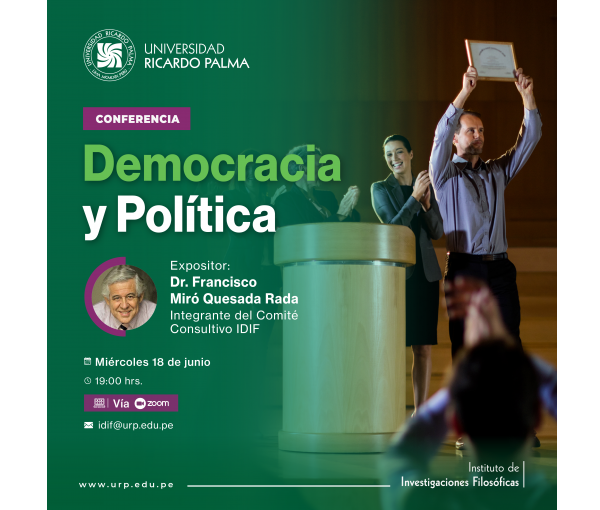 Conferencia “DEMOCRACIA Y POLÍTICA”