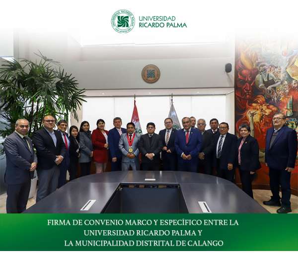 URP y Municipalidad de Calango firman Convenio de Cooperación Interinstitucional
