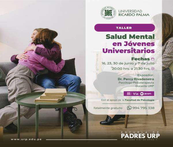 TALLER SALUD MENTAL EN JÓVENES UNIVERSITARIOS
