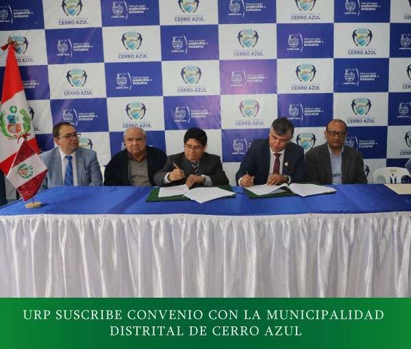 Convenio con la Municipalidad Distrital de Cerro Azul