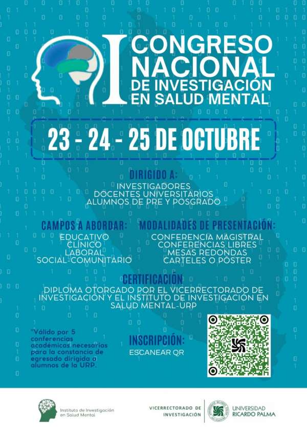 I CONGRESO NACIONAL DE INVESTIGACIÓN EN SALUD MENTAL