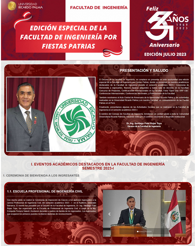 Edición Especial Facultad de Ingeniería 2023-I