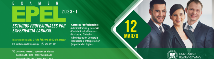 Proximos Eventos en la Universidad Ricardo Palma - Enero 2022