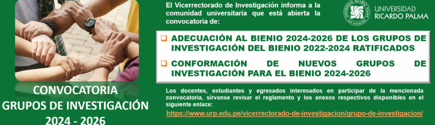 Proximos Eventos en la Universidad Ricardo Palma - Enero 2022