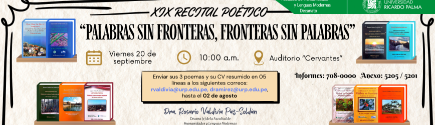 Proximos Eventos en la Universidad Ricardo Palma - Enero 2022
