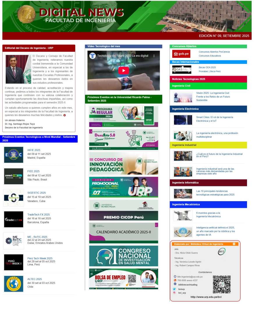 Boletín Setiembre 2025