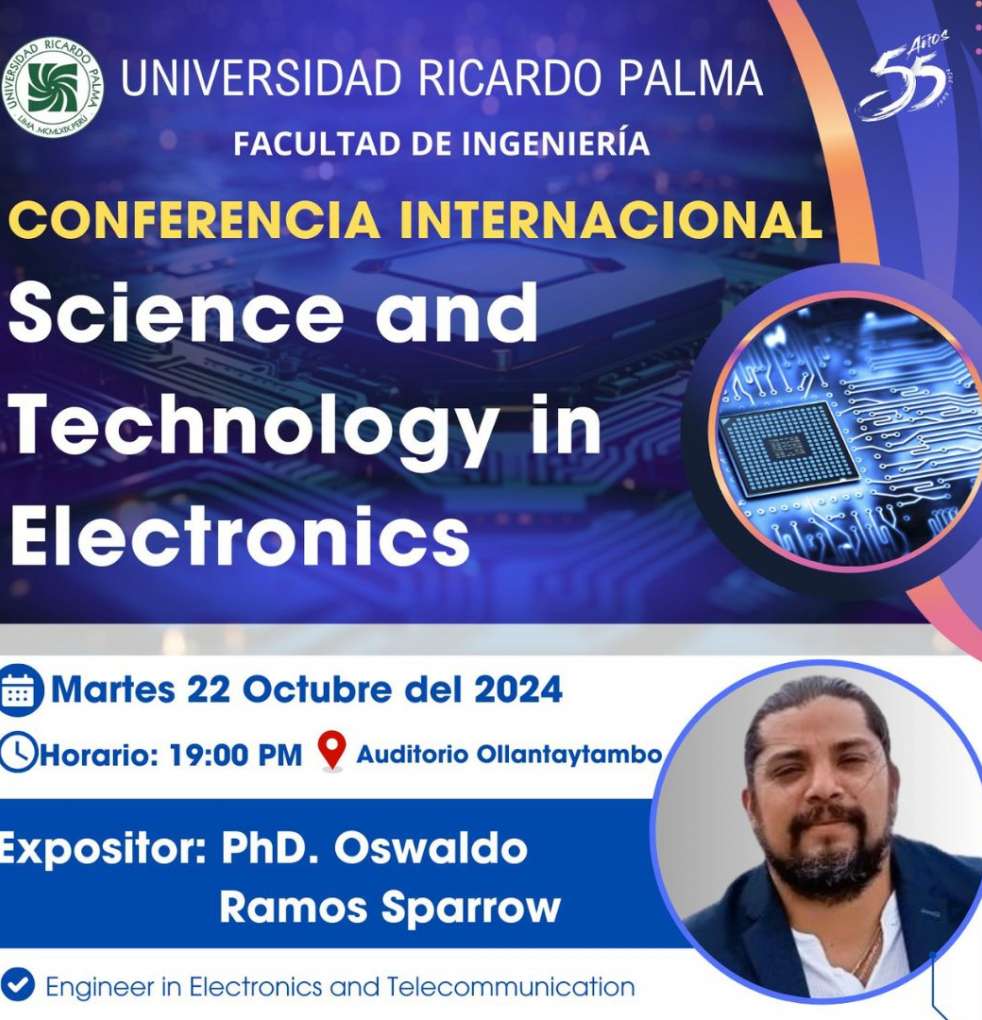 Ing. Julio Gonzales Director de la Escuela de Ingenieria Electronica, brindo un cordial saludo a los alumnos de la Escuela Profesional de Ingenieria Electronica y, les deseo muchos exitos en el semestre 2020-I.